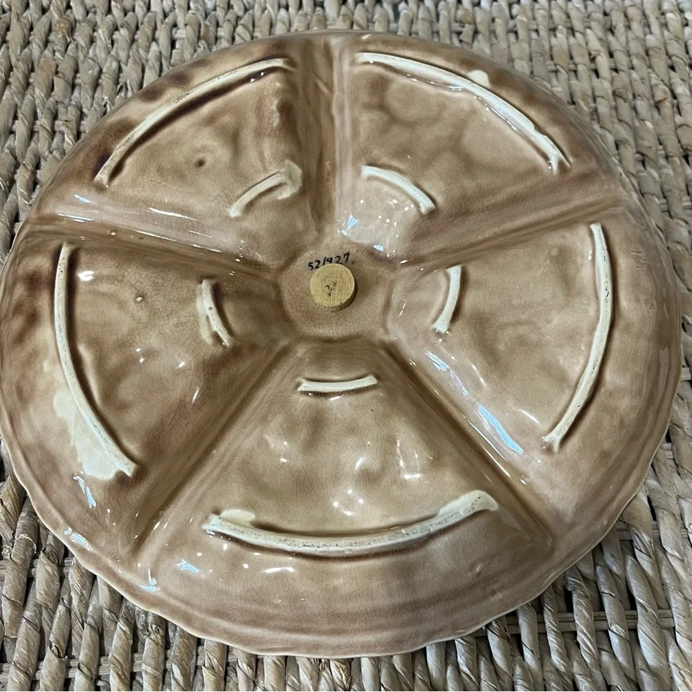 Mushroom Tilso Ceramic Vegetable Hor d’oeuvres plate Tray Dish Vintage Toothpick